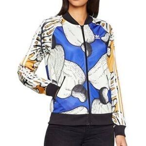 Adidas The Farm Rio Superstar Track Bomber Jacket Cashew Print Limited Edition M